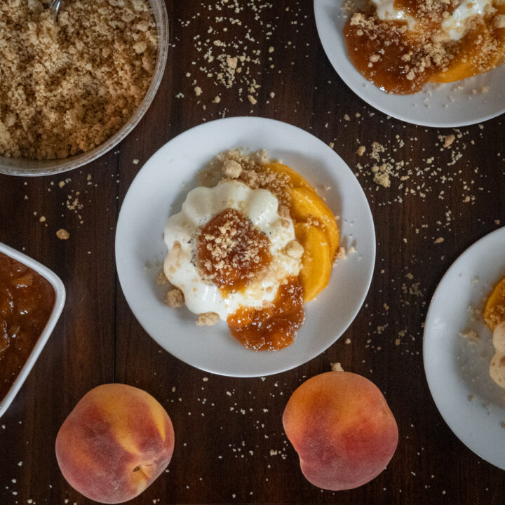Panna cotta alla pesca
